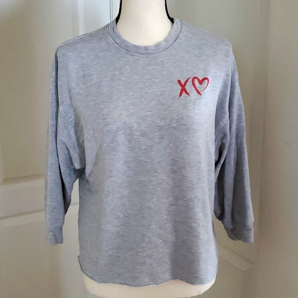 Velvet Graham & Spencer gray sweatshirt